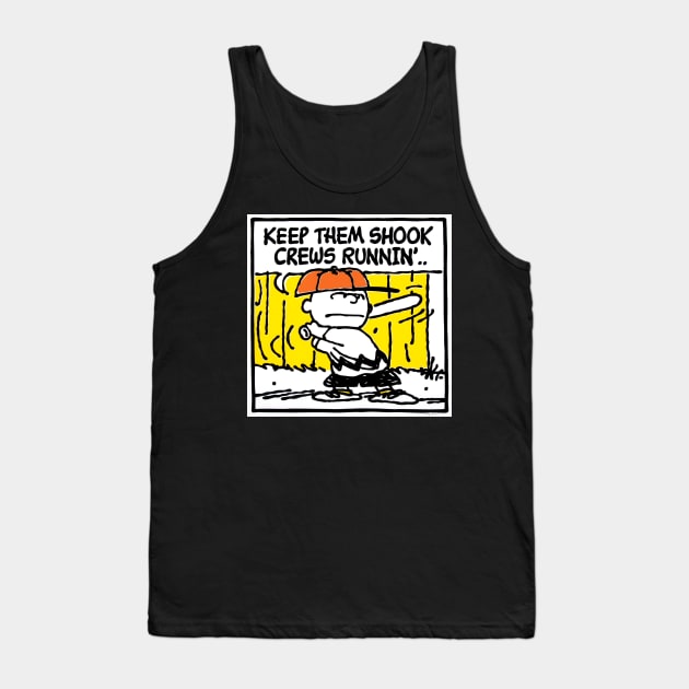 Shook by Mark Drew Tank Top by fun stuff, dumb stuff